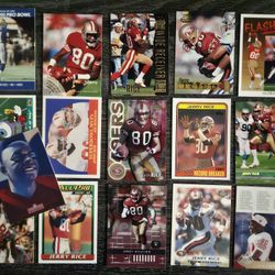 (16) All Different Jerry Rice San Francisco 49ers Football Card Lot - Multiple Available