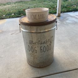 Dog Food Bowl Dog Food Container 25 P.  Bag