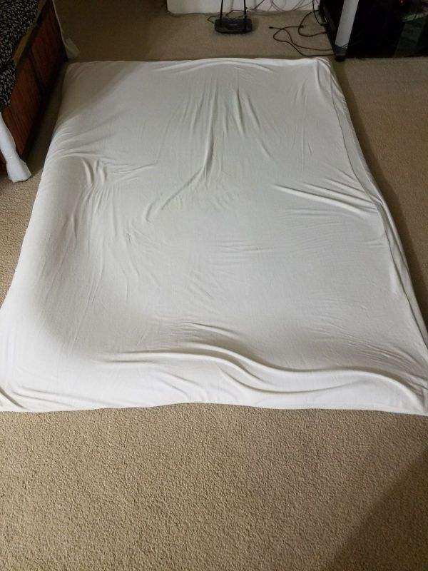 Memory foam mattress size -75x58 inch