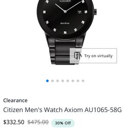 Citizens Eco Drive Watch Axiom