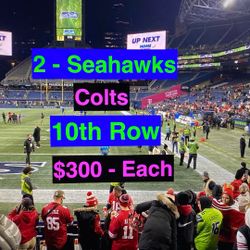 Seahawks Colts Tickets