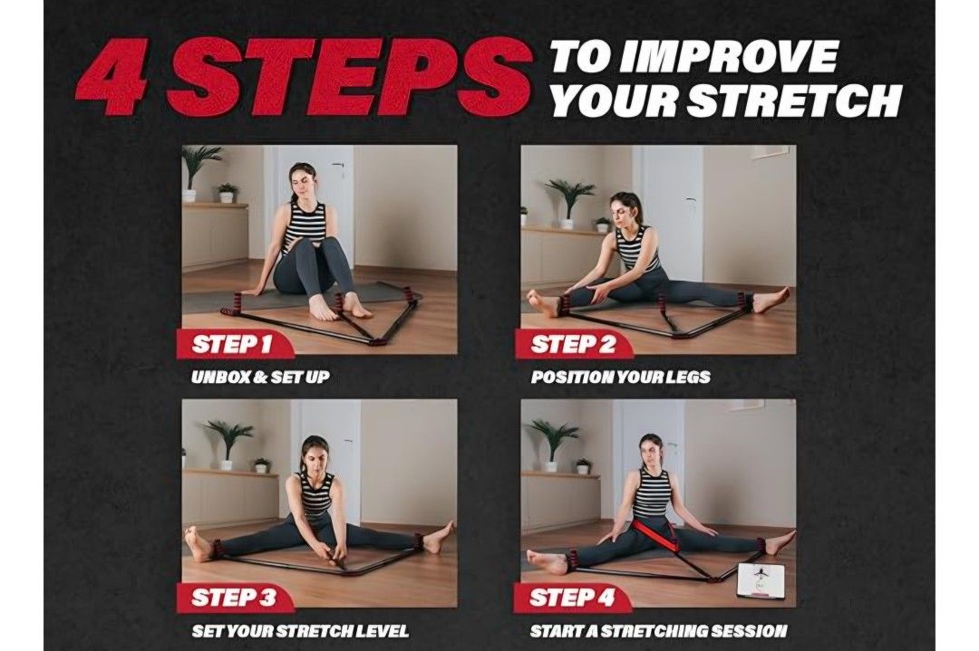 Leg stretcher device