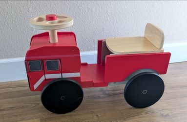 Wood Firetruck for Toddlers