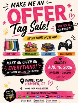 tag sale 08.16.2026