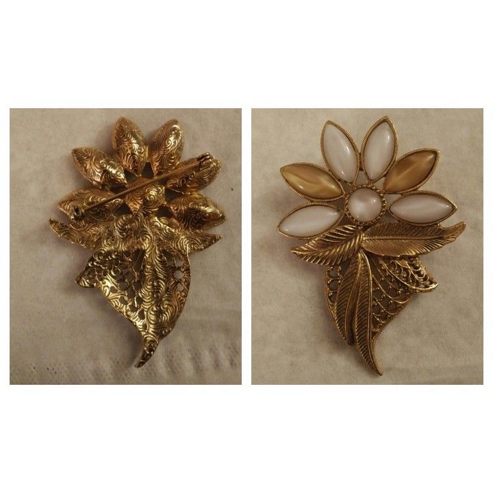 Gold Tone Brooch