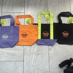 Trader Joe’s Trick Or Treat Canvas Tote Bag