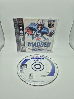 Madden NFL 2001 PS1 (Sony PlayStation 1, 2000) - CIB