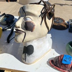 Handmade Ceramic Bust 