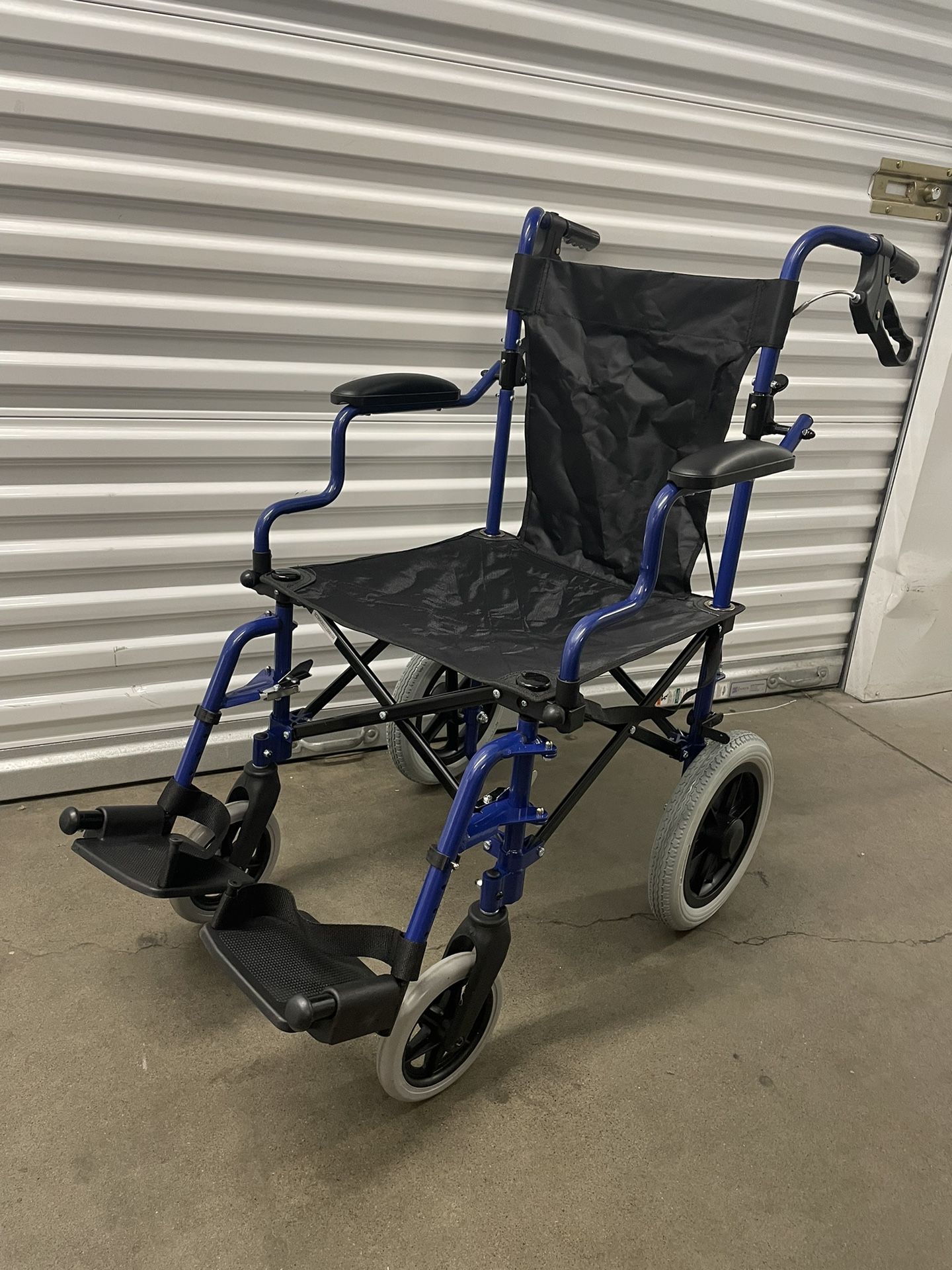 Lightweight Fold In A Bag Transport Wheelchair 