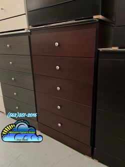 Five drawer dresser Cherry with rails cajonera Comoda nueva