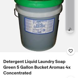 5 Gallon Green Laundry Detergent 