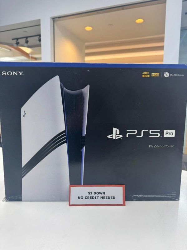 Sony Playstation 5 PS5 Pro Gaming Console New - Pay $5 DOWN AVAILABLE - NO CREDIT NEEDED