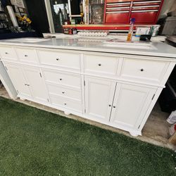 72. Vanity Cabinet Only Original Store Price $1700. We This Cabinet Only $600 We Have Different Top $200. Both Items $800 Please Massage Me