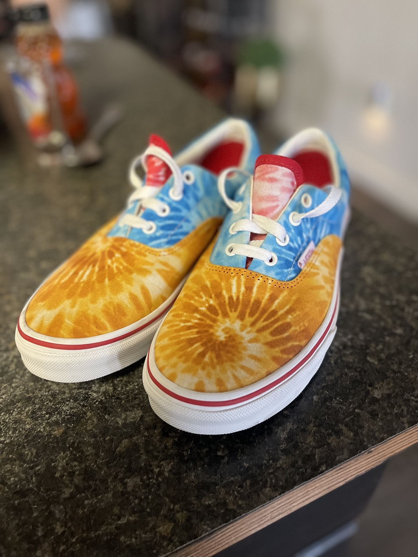 Brand New Tie Dye Vans in Junior Size 6.5 6 1/2!