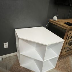 White Corner Shelf