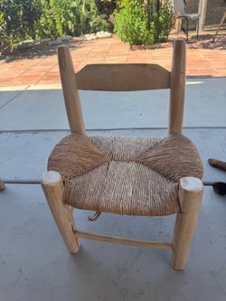 Children woven chair