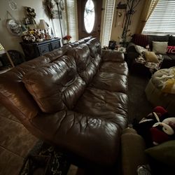 Leather Couch Excellent Quality 