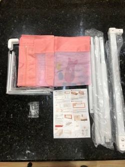Brand New Odoland Mesh Safety Baby Toddler Bed Rail 70 Inch Pink