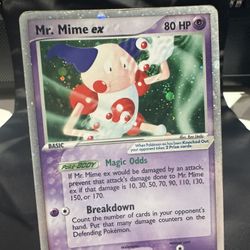 Mr Mime Ex Pokemon Card 