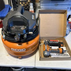 Air Compressor And Nail Gun