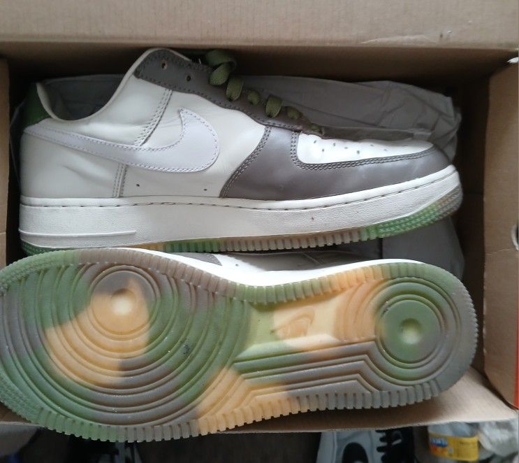 Nike Air Force I Camo Green Sz 10