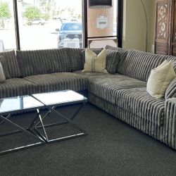Oversized Sectional Grey