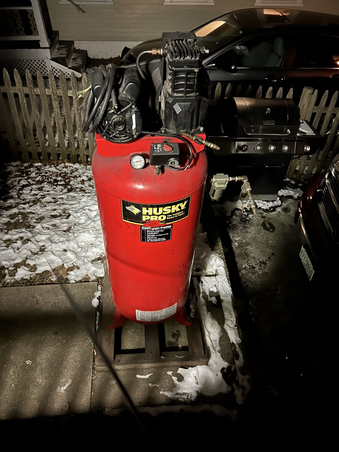 Huskey 60 Gallon Compressor