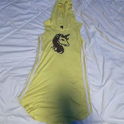 Girls Sleeveless Unicorn Dress