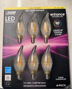 Feit Electric LED chandelier/candelabra bulbs