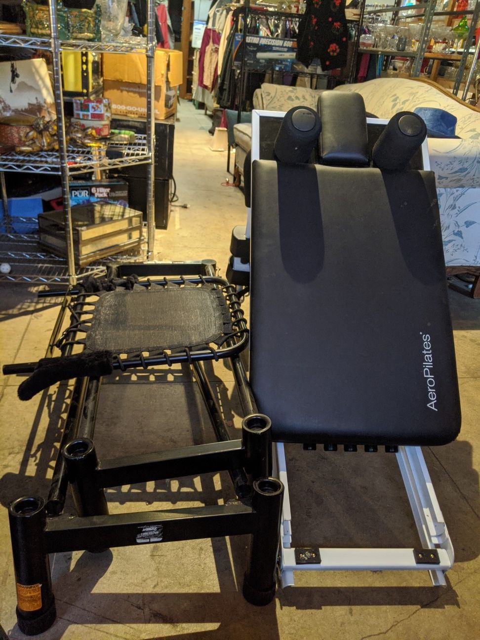 Stamina AeroPilates Reformer Plus 5-Cord Stand 55-4150 55-5007 Rebounder