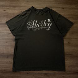 Men’s Black Y2K Hurley Surf Shirt 