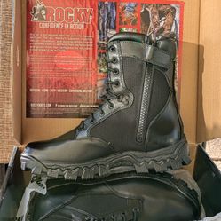 ROCKY MEN'S ALPHA FORCE, BLK BOOTS (NEW)