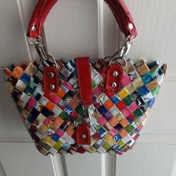 Nahui Ollin Candy Wrapper Bag