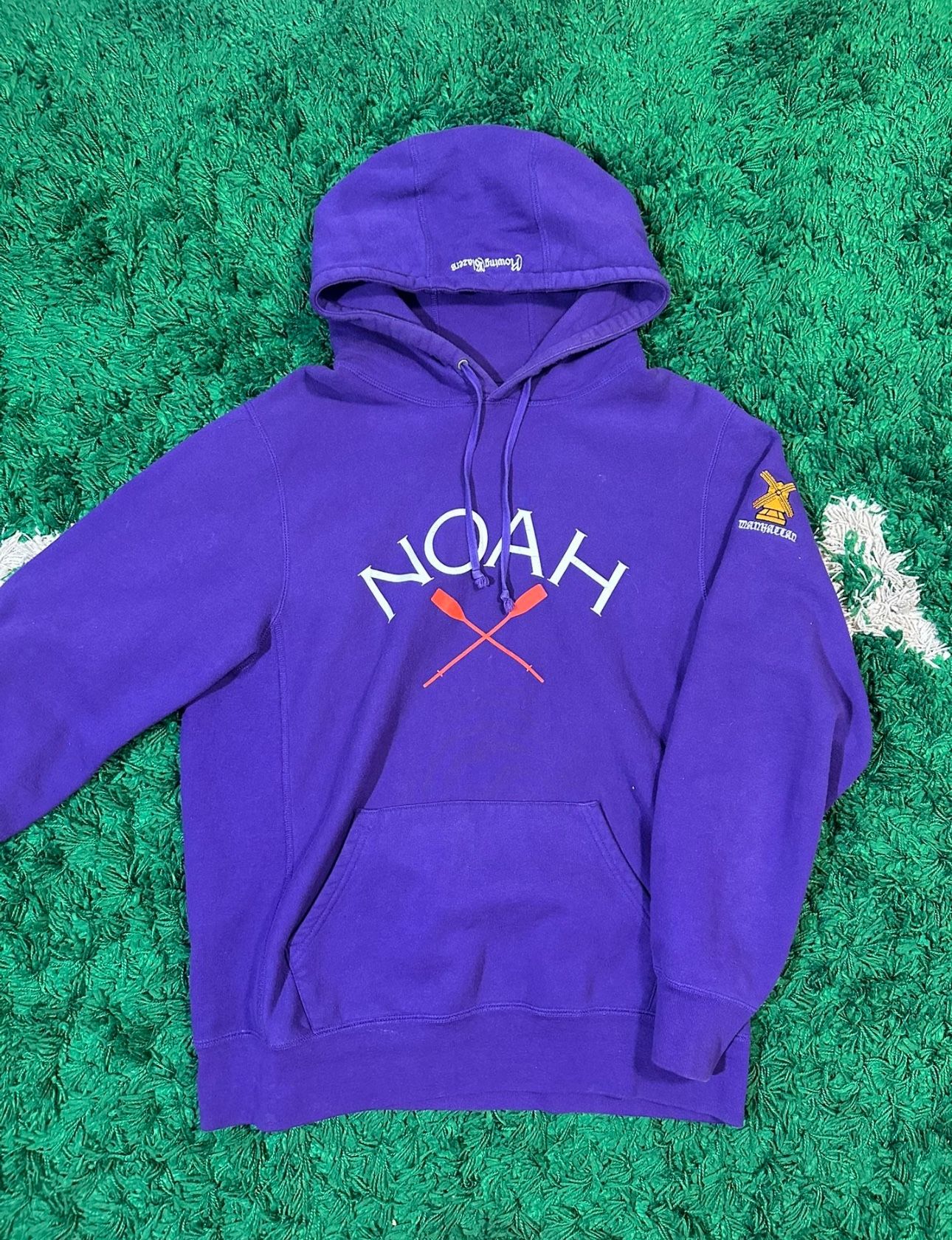 Noah Clothing Manhattan Purple Hoodie Size Large