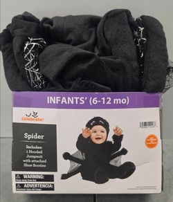 Way to Celebrate Spider Infant Halloween Costume 6-12 Mo