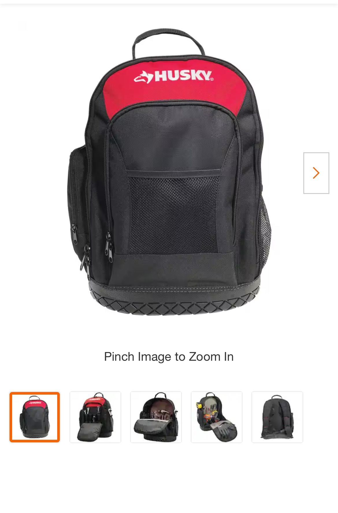 HUSKY.    NEW TOOL BACKPACK 