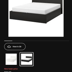 IKEA Malm Queen Size Bed 
