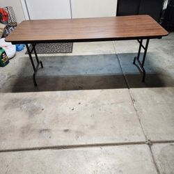 6 Feet Long Heavy Duty Brown Table 