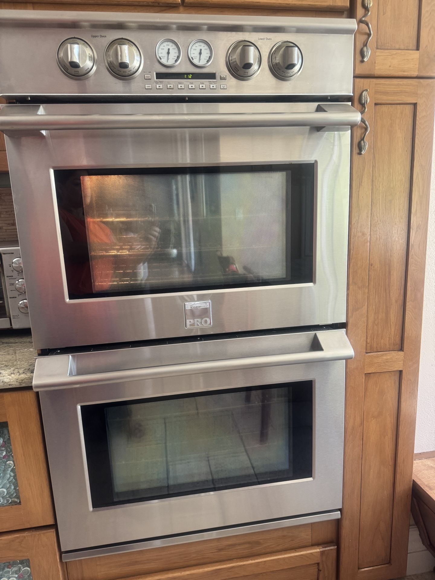 Kenmore pro double oven Dimensions (W X H X D): 30” X 50 7/8” X 24 ¾”