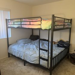 Queen Bunk Bed With Mattress