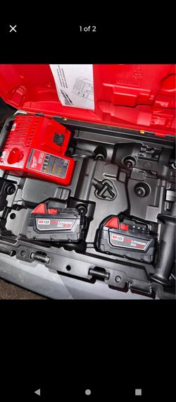 New Milwaukee M18 5.0ah batteries and charger...$160