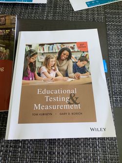 Educational testing and measurement