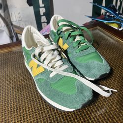 New Balances Green And Yellow 