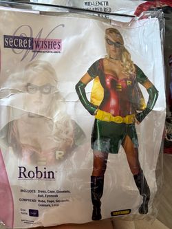 Women’s Robin Halloween Costume: Large