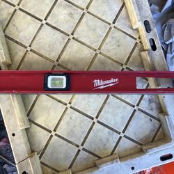 Milwaukee 48" Redstick Magnetic I-Beam Level