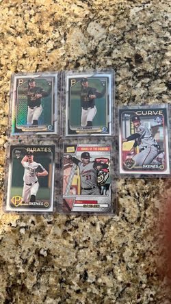 Paul Skenes 5 card Rookie lot including Bowman Chrome Mojo !!!