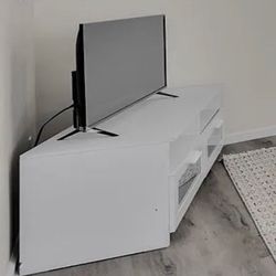 White TV Stand