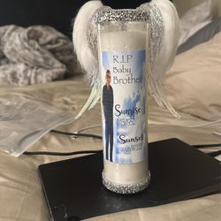 Custom Memorial Candle