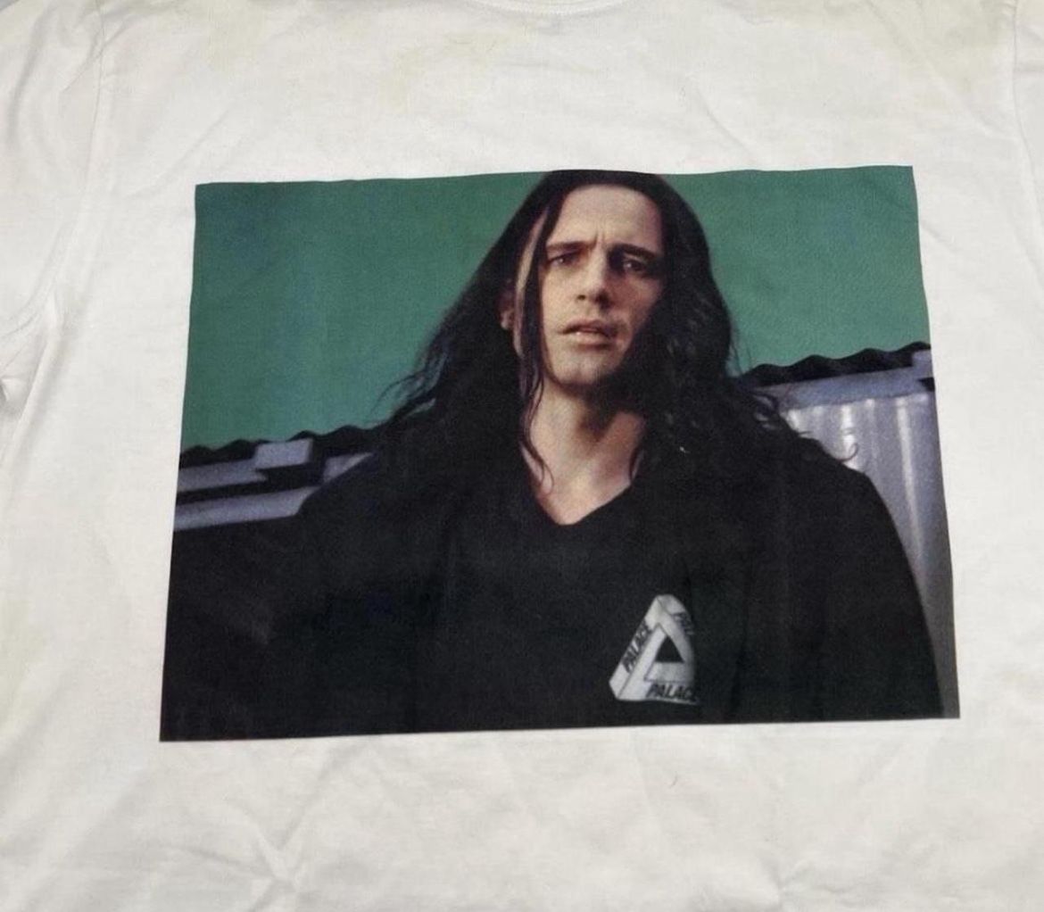 Rare PALACE Wise Up FW19 2019 James Franco Tri-Ferg T Shirt Streetwear White