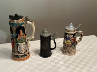 3 Beer Steins - one musical